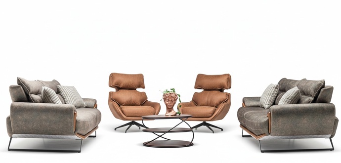 Sofa Set Living Room Suite Suite Upholstery Group Couch Sofa Suite 3+3+1+1