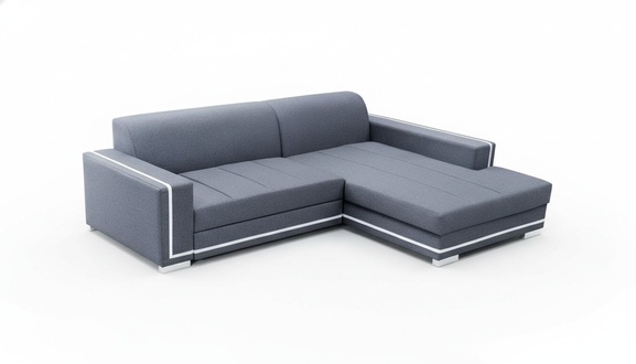 Sofa, sofa bed, designer sofa with bed function + storage box, corner sofa, couch NEW