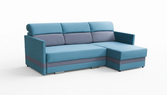 Sofa sofa bed designer sofa with bed function + storage bed corner sofa couch NEW