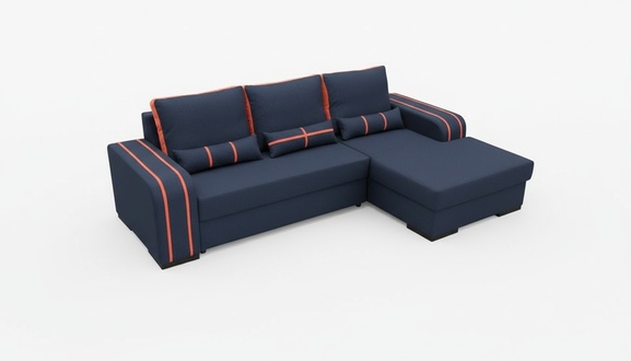 Sofa sofa bed designer sofa with bed function + storage box corner sofa couch NEW