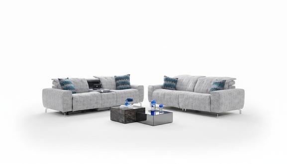 Sofa set 2+2 seat fabric sofa couch living area set modern design