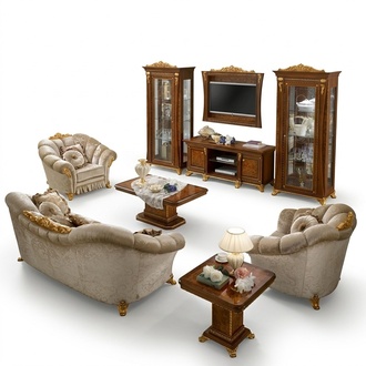 Sofa set 3 + 1 + 1 seat set design sofas upholstery couches textile relax sofa new