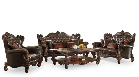 Sofa Set 3+1+1 Seater Leather Sofa Couch Upholstery Set Sofa Set 3pc