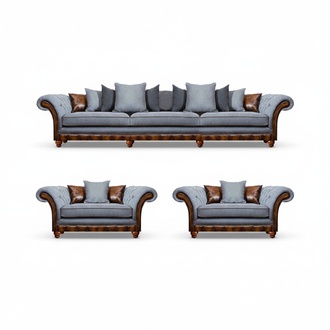 Sofa set 3+1+1 seat design sofa upholstered couches modern luxury style