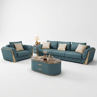 Sofa set 3+2+1 seater living sofa landscape couch upholstery set sofas leather