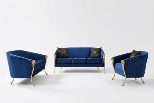 Sofa set 321 seater set design sofas upholstery couches textile relax modern