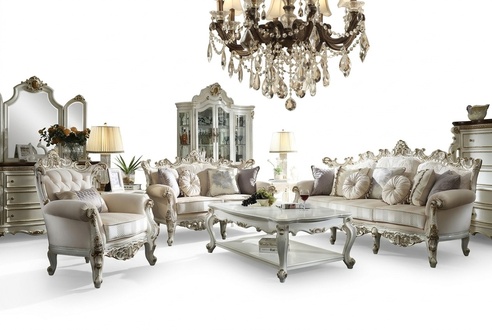 Sofa Set 3+2 Seater Classic Living Landscape Sofas Couches Upholstery Baroque