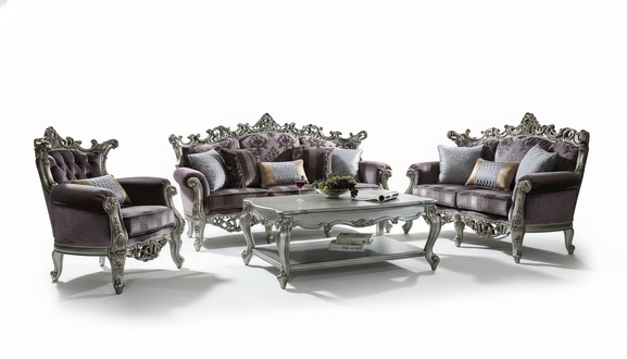 Sofa Set 3+2 Seater Classic Living Landscape Sofas Couches Baroque Furniture