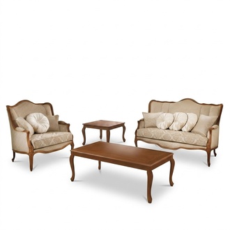 Sofa set 3 + 2 seater set design sofa upholstery couches couch classic 2 pieces. Real wood