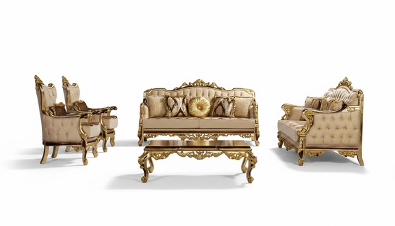Sofa Set 3+3+1+1 Seater Coffee Table Sofa Sofas Armchairs Set Couch Set 5pcs