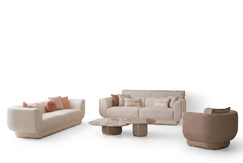 Sofa set 3+3+1 seating couch seat cushions design luxury furniture jvmoebel