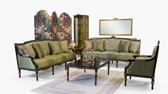 Sofa Set 3+3+1 Seater Coffee Table Sofa Armchair Sofas Furniture Set 4pcs