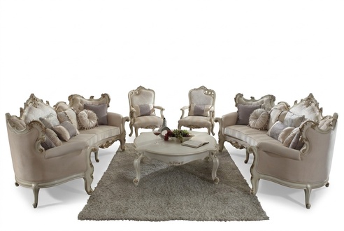 Sofa Set Couch Upholstery Classic 4+4+1 Seater Set Design Sofas Upholstery Baroque