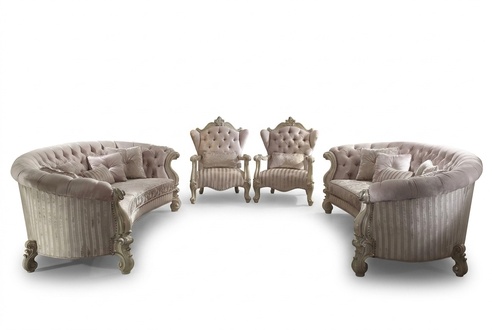 Sofa Set Couch Upholstery Classic 4+4 Seater Set Chesterfield Sofas Upholstery