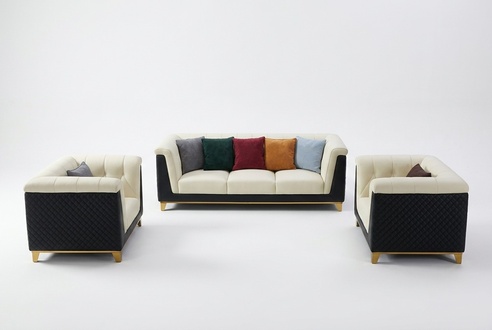 Sofa set leather couch sets design modern sofa 3+2+1