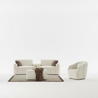 Sofa set, relaxation set, lounge sofa, upholstered seating group, 3-piece sofa couch.