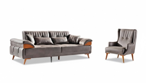 Sofa set seating group living landscape upholstered set sofa couch set 31