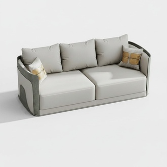 Sofa three-seater couch classic new upholstery 3-seater leather couches