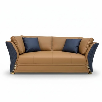 Sofa three-seater couch upholstery design seat sofas room furniture modern leather 3-seater