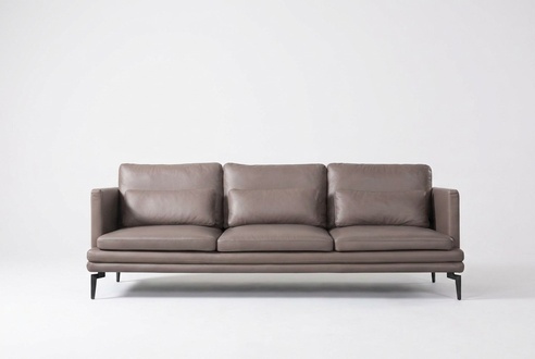 Sofa Three Seater Couch Upholstery Design Seat Room Furniture Modern Leather 3 Seater Sofas