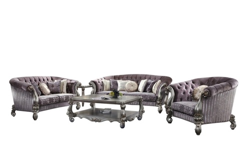 Sofa Three-Seater Sofas Couch Upholstery Set Leather Baroque Rococo Living Room Landscape