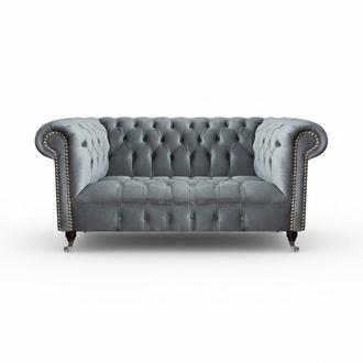 Sofa two seater luxury furniture living room couch furnishings chesterfield seat
