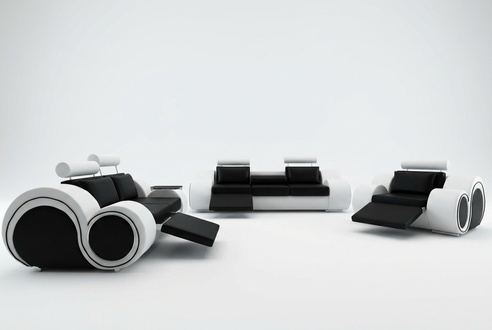 Sofa with USB, upholstery set 3+2 seats designer sofa leather sofa custom-made