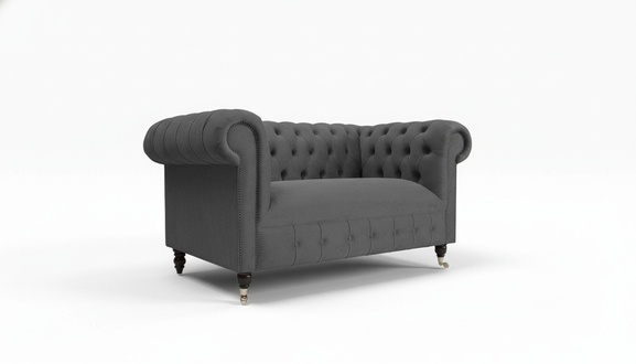 Sofas 2 seater couch upholstery sofa fabric Chesterfield couch set gray new