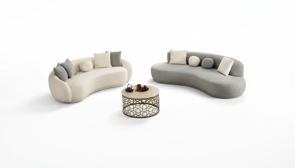 Sofas 4+3 Sofa set Relax set couches living room set 2-piece