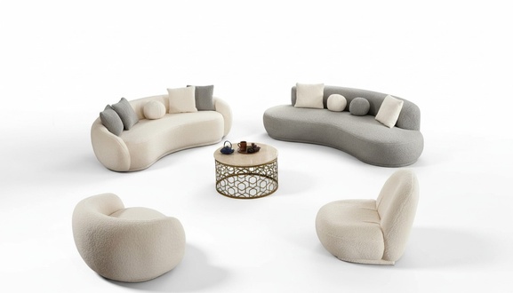 Sofas 4-seater complete sofa 3-seater armchair living room set relaxation set