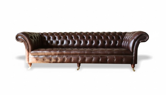 Sofas Chesterfield Upholstery Design XXL Luxury Sofa 4 Seater Leather Couches Couch