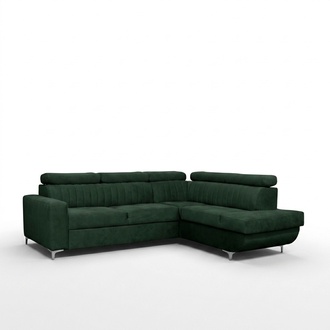 Sofas L Shape Textile Couch Corner Seat Sofa Living Room Modern Green Couches Furniture