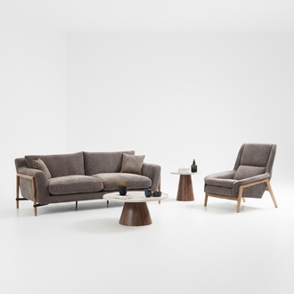 Sofas Sofa Set 2 Seater Armchair Two Seater Fabric Living Room Grey