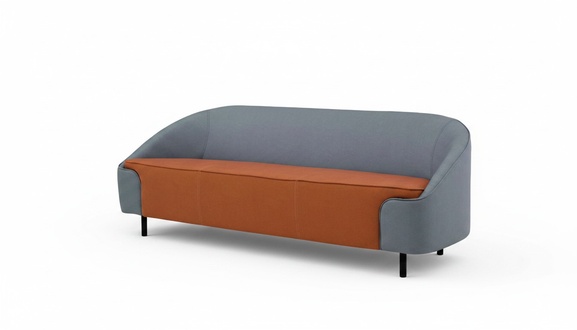 Sofas Upholstered Sofa 3-Seater Office Furniture Leather Design Modern Sofa