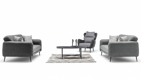 Sofaset Sofa Set Seating Group Couch Set Upholstery Set Lounge Sofa Set 3+3+1