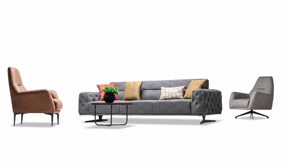 Sofaset Sofa-Set Seating Group Couch Set Upholstery Set Lounge Sofa Set 4+1+1
