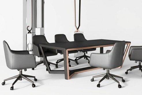 Solid wood conference table Meeting table Office furniture Designer tables