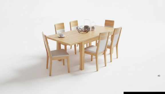 Solid wood conference table dining room real wood beech dining table