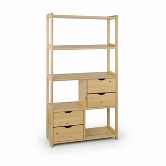 Solid wood wall shelf bookcase living room wall shelves cabinet new