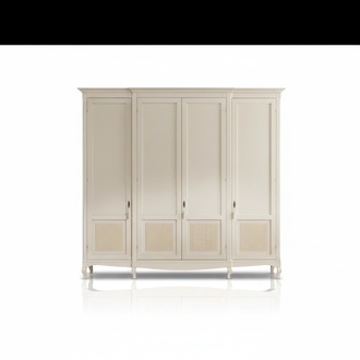 Real Wood Wardrobe Wooden Cupboard Solid Bedroom Furniture Italy