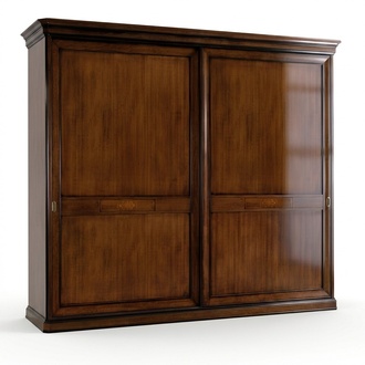 Real wood wardrobe wooden wardrobe closet solid bedroom furniture Italy