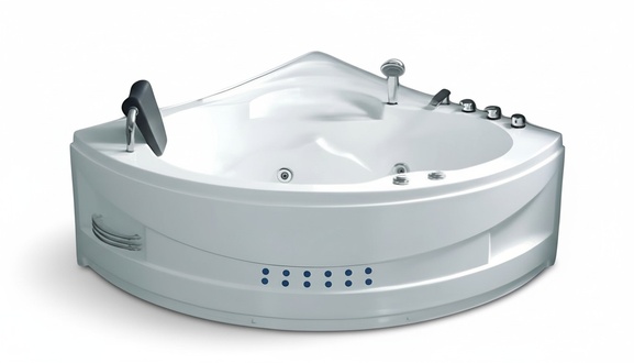 Spa bath whirlpool bubbling bath hydromassage tub bubble bath 135x135 cm
