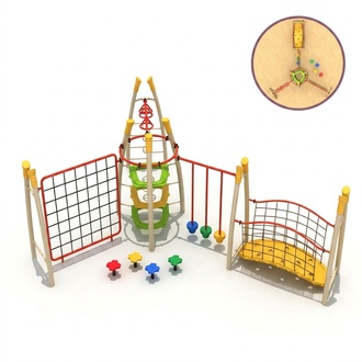 Sports ground for children Climbing tower Climbing wall Playground Swing