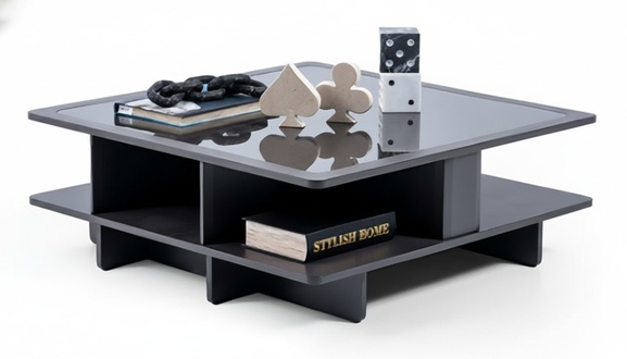 Square coffee table glass lounge side table glass tables coffee table