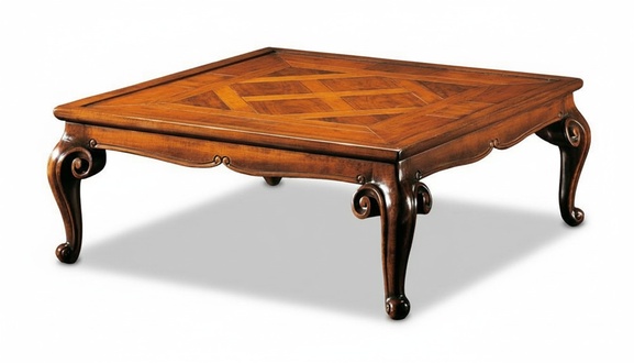 Square Coffee Table Luxury Sofa Side Tables Wooden Table Luxury Hotel Furniture