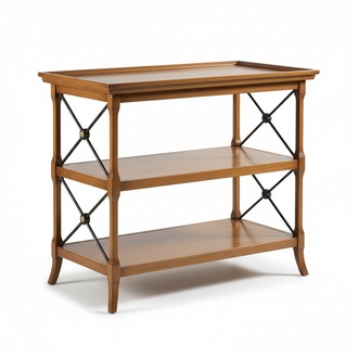 Stand shelf side table Italian furniture shelf wood cabinets shelves new