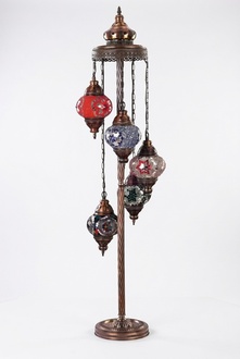 Floor lamp floor lamp stand luxury lights lamps lamp glass multicolored