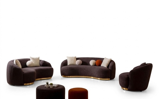Style living room set couches designer sofa set 4+3+1 seat furniture