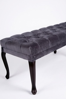 Stool Armchair TV Design Cushion Footstool Chesterfield Textile New Ottoman