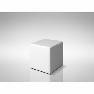 Cube stool, footstool, seating pouf, living room designer pouf, new.